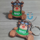 Chaveiro Emborrachado Personalizado em Alto Relevo