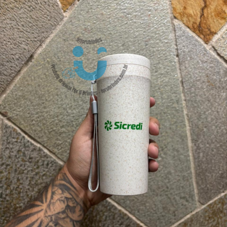 Copo Personalizado Fibra de Bambu para Eventos