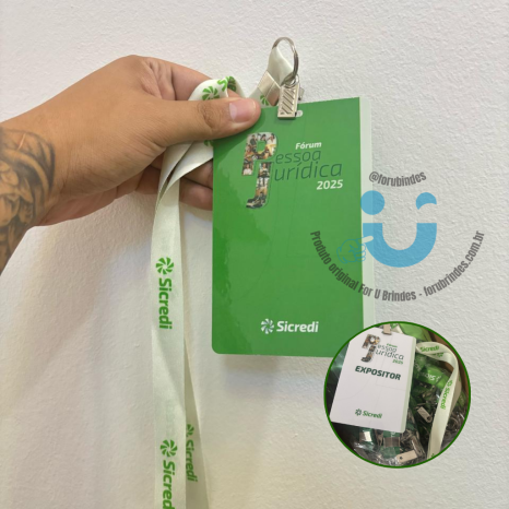 Cordão com Credencial Personalizado