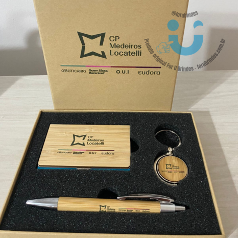 Kit Executivo Personalizado Ecológico