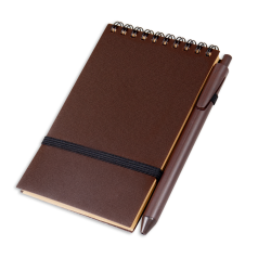 Mini Caderno A6 Capa em Pp com Caneta para Brinde Personalizado