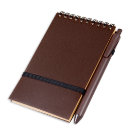 Mini Caderno A6 Capa em Pp com Caneta para Brinde Personalizado