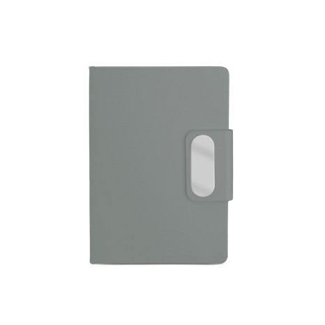 Caderno em pu com placa em metal Personalizado