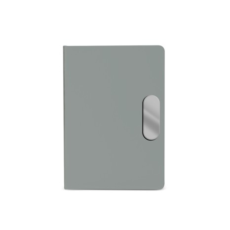 Caderno em pu com placa em metal Personalizado