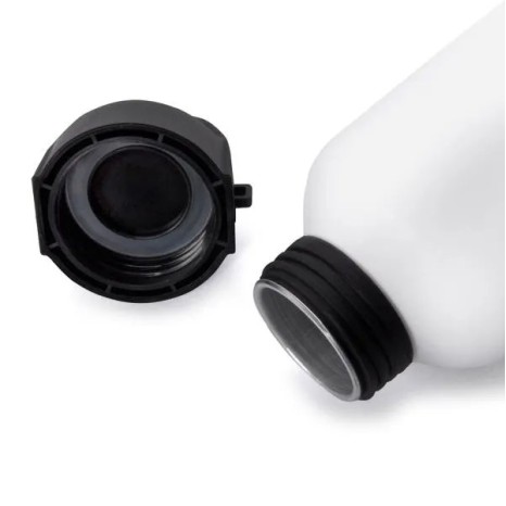 Garrafa em Alumínio Branco 600 Ml Personalizado