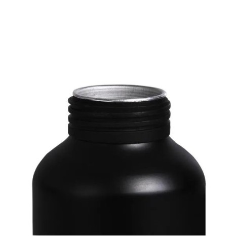 Garrafa em Alumínio Preto 600 Ml Personalizado