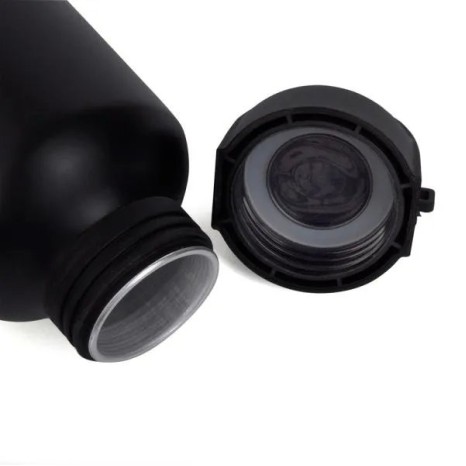 Garrafa em Alumínio Preto 600 Ml Personalizado