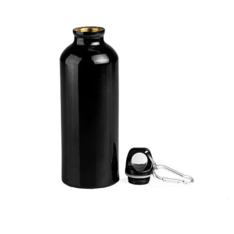 Squeeze em Alumínio Preto 500Ml Personalizado