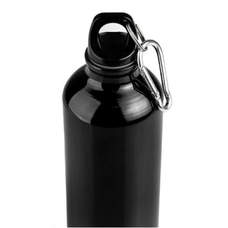 Squeeze em Alumínio Preto 500Ml Personalizado