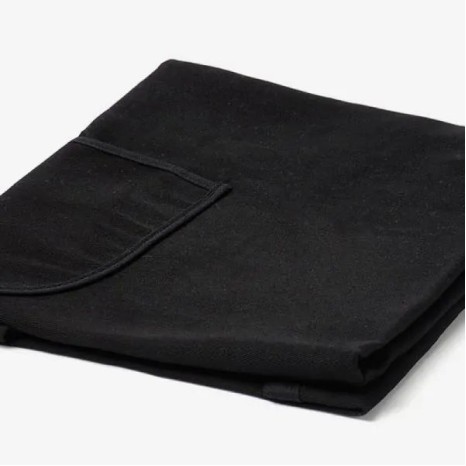 Avental com Bolso em Brim Preto Personalizado