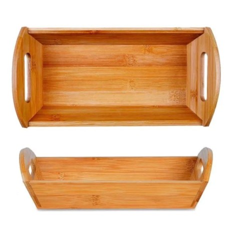 Bandeja para Pães em Bambu Personalizado