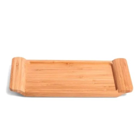 Bandeja Retangular em Bambu para Servir Personalizado