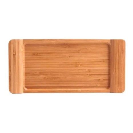 Bandeja Retangular em Bambu para Servir Personalizado