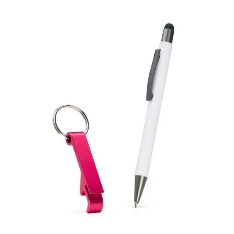 Caneta e Chaveiro 2 Pçs Personalizada