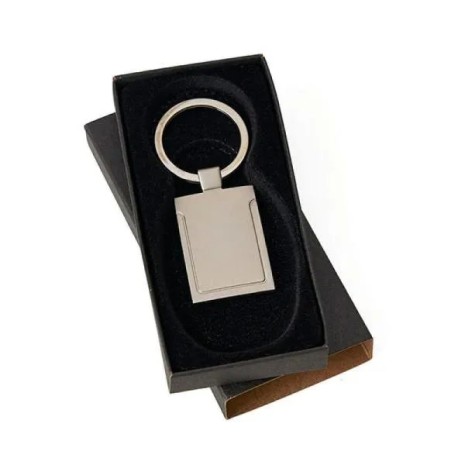 Chaveiro em Metal Cromado Fosco Personalizado