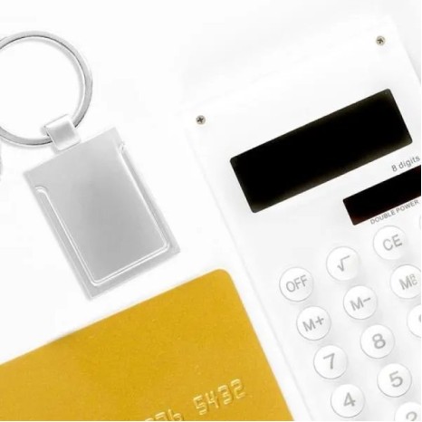 Chaveiro em Metal Cromado Fosco Personalizado