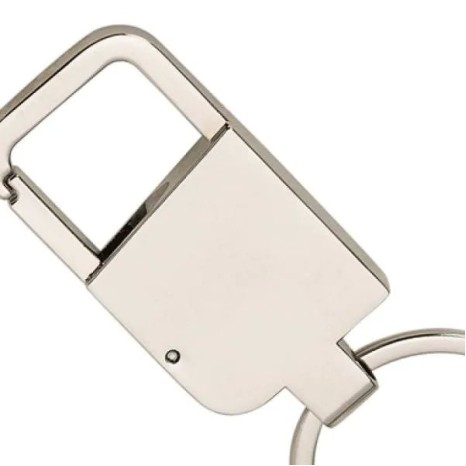 Chaveiro em Metal com Mosquetão Personalizado