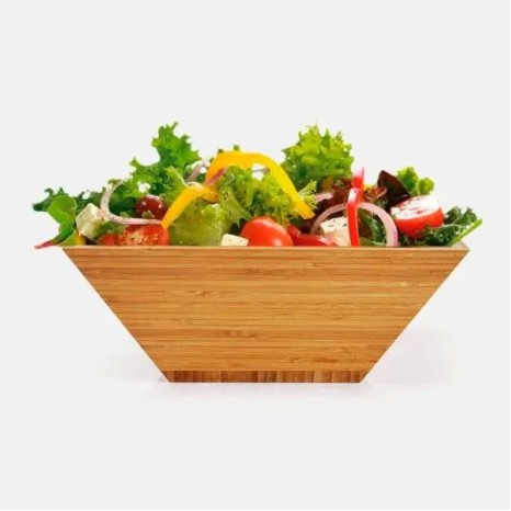 Conjunto para Servir em Bambu 2 Pçs Personalizado