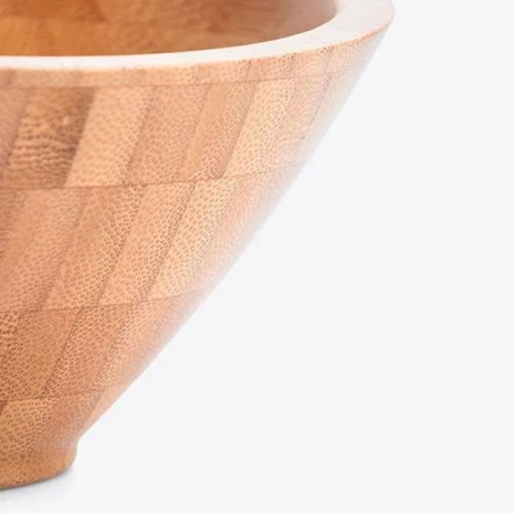 Cumbuca em Bambu com Colher de 18cm 400Ml Personalizado