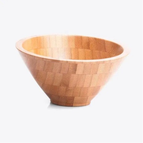 Cumbuca em Bambu com Colher de 18cm 400Ml Personalizado