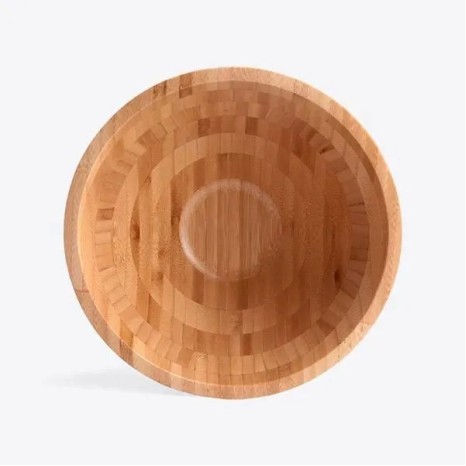 Cumbuca em Bambu com Pegador 30cm 2,2L Personalizado