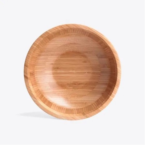 Cumbuca em Bambu com Colher 18cm 400Ml Personalizado