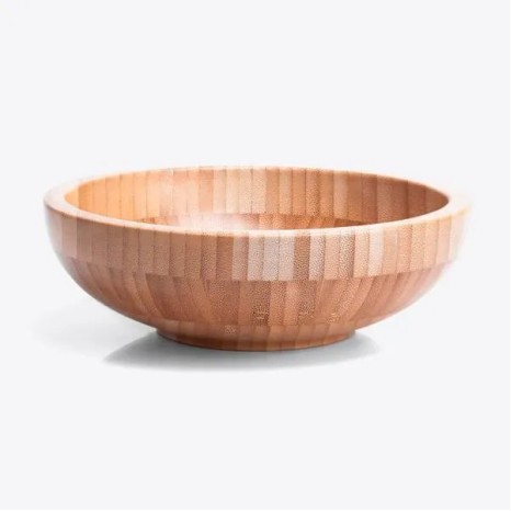 Cumbuca em Bambu com Pegador 22cm 2L Personalizado