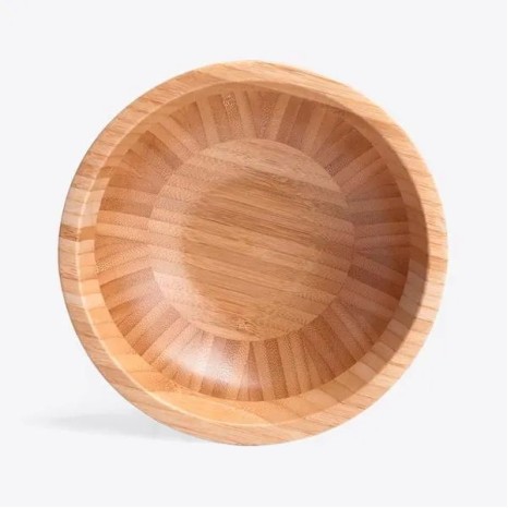 Cumbuca em Bambu com Pegador 22cm 2L Personalizado