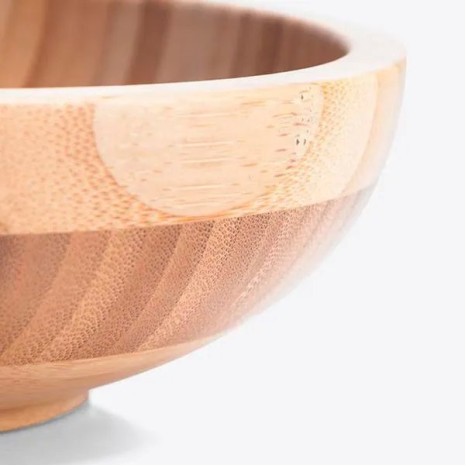 Cumbuca em Bambu com Pegador 22cm 2L Personalizado