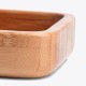 Cumbuca Quadrada em Bambu com Espátula 14cm 100Ml Personalizado