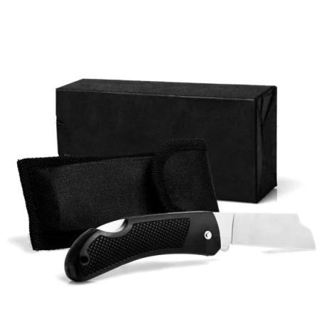 Canivete 3" com Cabo Emborrachado e Bainha em Nylon Personalizado