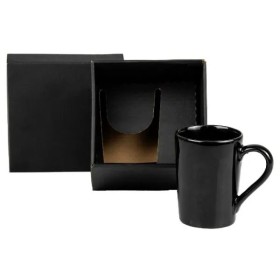 Caneca em Cerâmica Preta 230Ml Personalizada