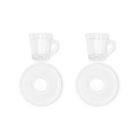 Conjunto de Xícaras Expresso com Pires 2 Pçs Personalizado