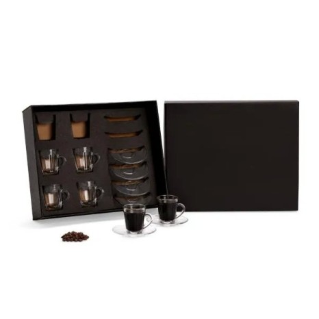 Conjunto de Xícaras Expresso com Pires 6 Pçs Personalizado