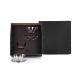 Jogo de Xícaras com Pires 90 Ml 4 Pçs Personalizado