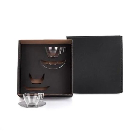 Jogo de Xícaras com Pires 90 Ml 4 Pçs Personalizado