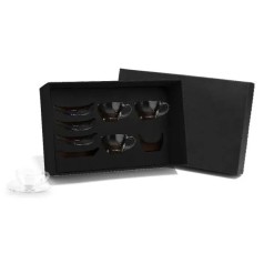 Jogo de Xícaras com Pires 90 Ml 8 Pçs Personalizado