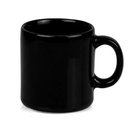 Caneca em Cerâmica Preta 270Ml Personalizada