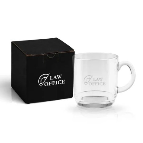 Caneca em Vidro 300Ml Personalizada