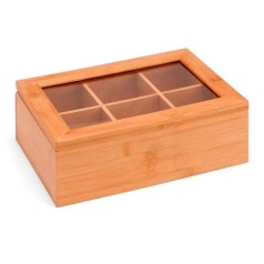 Caixa para Chás em Bambu / Poliestireno Personalizada