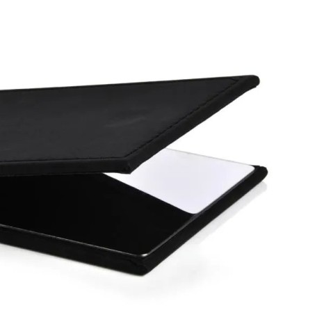 Espelho com Acabamento Aveludado Preto 10,8X7X1,8 cm Personalizado