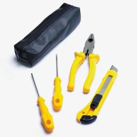 Conjunto de Ferramentas 4 Pçs com Chaves Cabo Amarelo Personalizado