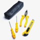 Conjunto de Ferramentas 4 Pçs com Chaves Cabo Amarelo Personalizado