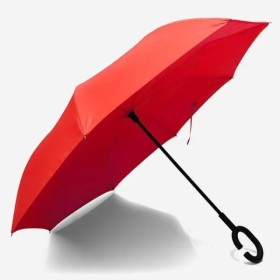 Guarda-Chuva Invertido Vermelho 108 cm Personalizado