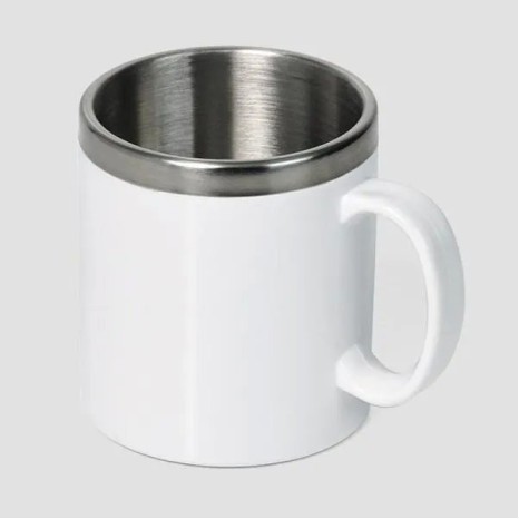 Caneca em Aço Inox/Poliestireno 300 Ml Personalizada