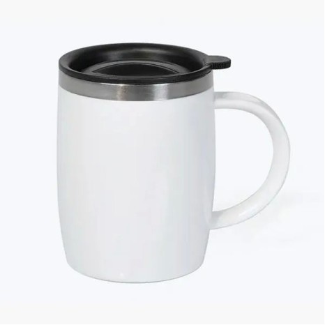 Caneca em Aço Inox / Poliestireno 400 Ml Personalizada