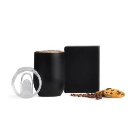 Copo Térmico com Tampa Preto 340 Ml Personalizado