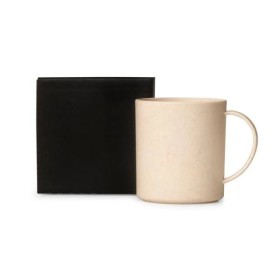 Caneca em Fibra de Bambu com Caixa 350 Ml Personalizada