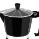 Cafeteira Italiana em Alumínio Preta 250Ml Personalizado