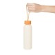 Garrafa em Palha de Trigo e Tampa em Bambu 500 Ml Personalizado